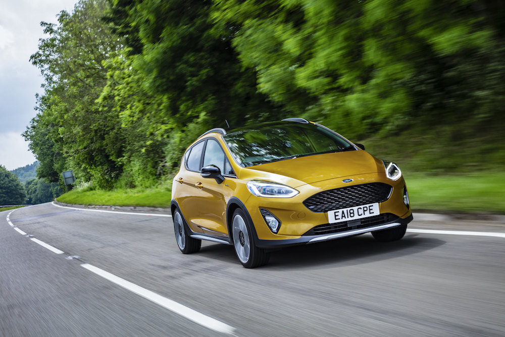 The Fiesta Active X is powered by Ford’s brilliantly revvy 1.0-litre three-cylinder Ecoboost engine
