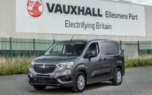 Vauxhall Combo first off the line at new Ellesmere Port EV facility